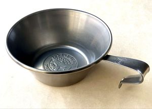 ■AIGLE エーグル チタン製 シェラカップ 厚手 軽量 83g 大きめ 容量400ml 絶版 キャンプ