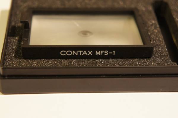 コンタックス 645 フォーカシングスクリーン MFS-2 Mint Contax MFS-2