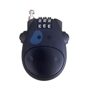 ☆ ブラック ☆ 自転車 ワイヤーロック 巻き取り式 ダイヤルロック ワイヤーロック 自転