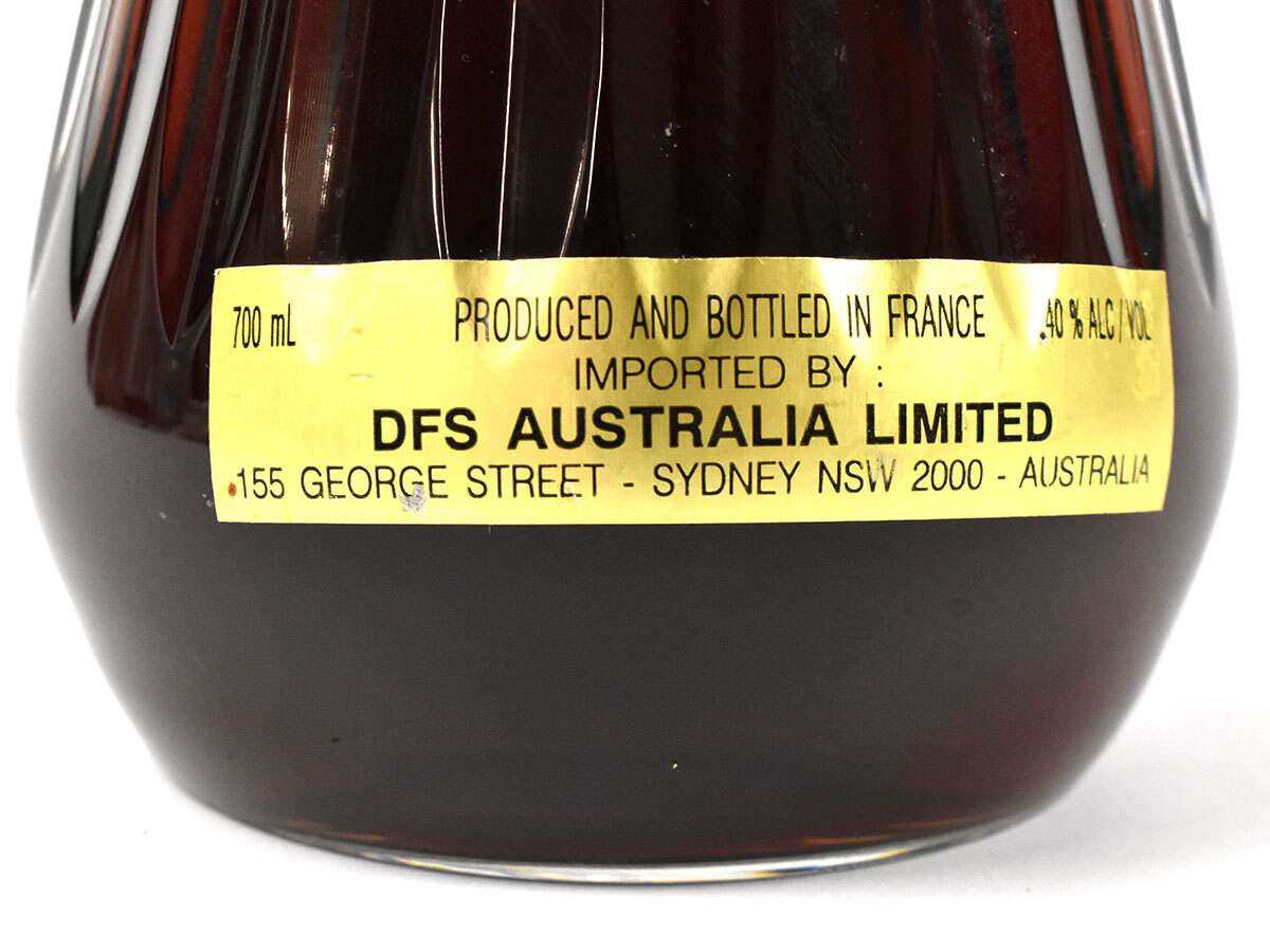 242965古酒〇未開栓 カミュ カラフェ バカラ クリスタル コニャック ブランデー CAMUS Baccarat COGNAC BRANDY 700ml 40%/ A_3