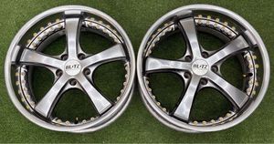 希少　絶版 BLITZ TECHNO SPEED Z2 18インチ 114.3 5穴 8.5j ＋38 ブリッツ 深リム ホイ