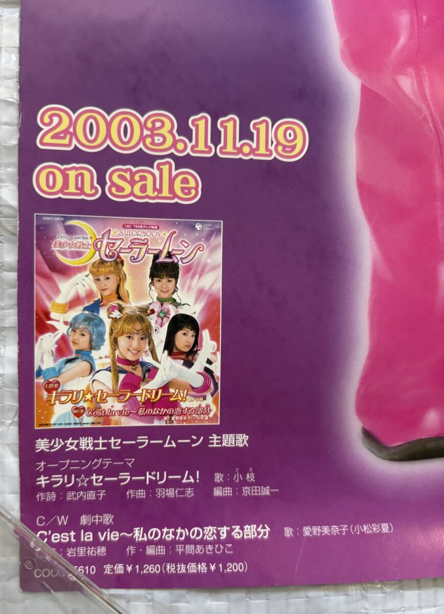 非売品超レア】実写版 美少女戦士セーラームーン 全身ポスター 2003