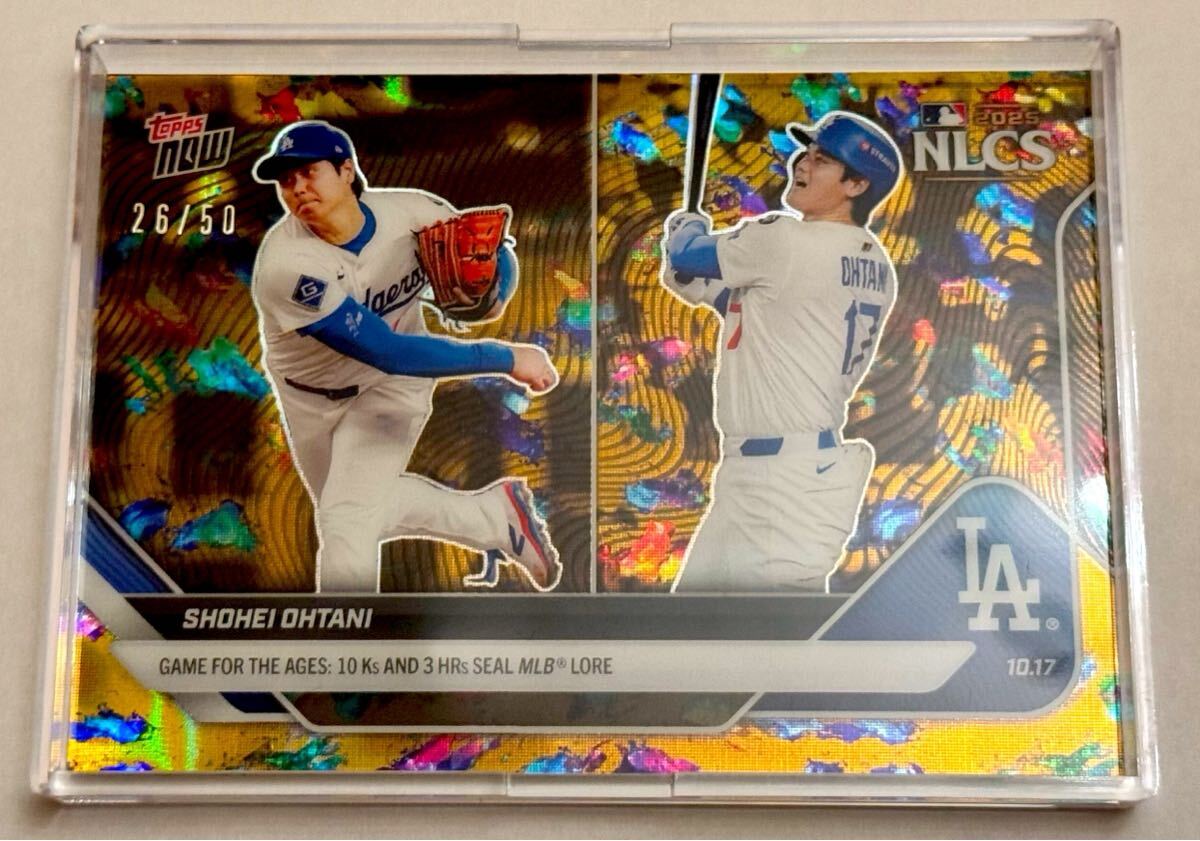大谷翔平 Opal Chrome /50 2025 MLB Topps NOW Baseball Shohei Ohtani