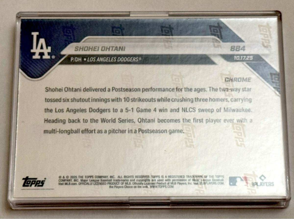 大谷翔平 Opal Chrome /50 2025 MLB Topps NOW Baseball Shohei Ohtani 