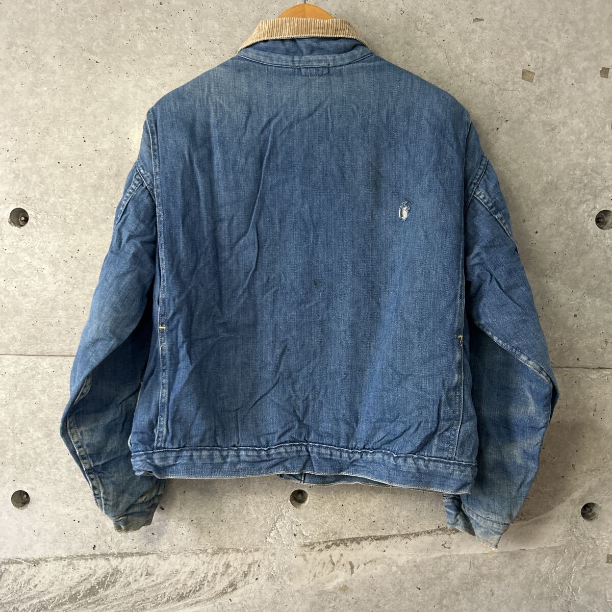 60s BIG SMITH 裏ボア デニムジャケット 46 ウエスタン ワーク