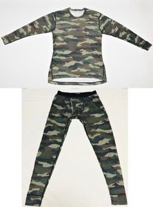 MIZUNO ミズノ ブレスサーモ インナー 長袖シャツ ロングタイツ 上下セット カモフラ 迷