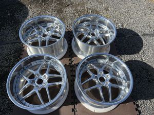 希少 新品 BLITZ ブリッツ BRW03 風 18インチ PCD114.3 5H 5穴 10.5J+20 ホイール 4本 ド