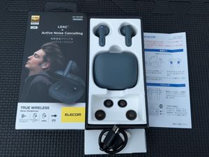 ◎0801u0610　エレコム イヤホン Bluetooth ワイヤレスイヤホン ノイズキャンセリング ハ