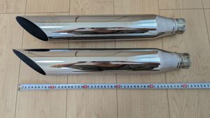 ハーレーダビッドソン ダイナ FXD デイトナ製 JMCA対応 スラッシュカットマフラー スリッ