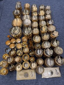 新品、未使用、箱有り 2026年最新Yahoo!オークション 銅製 セミ 金工品 金メッキ仕上げ