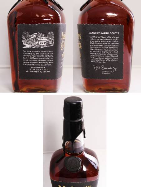 メーカーズマーク・ブラックトップ□Maker's Mark 黒□バーボン