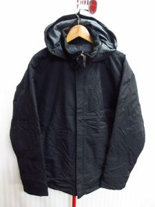 AIGLE　エーグル　中綿マウンテンパーカー　メンズM 黒 裏キルティングジャケット アウト