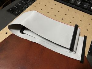 動作確認済 内蔵用SCSIケーブル フラットケーブル 約５０ｃｍ ２ドライブ向け(CA260110)