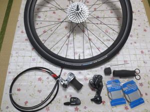 リカンベント　SRAM DUAL DRIVE 　26インチホイール付27速セット