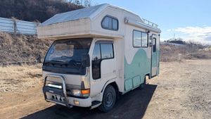 平成 5年式, 日産 アトラス, キャンピングカー 、SP8F23, 5速, 4wD,18万㌔,10人, 冷蔵庫,