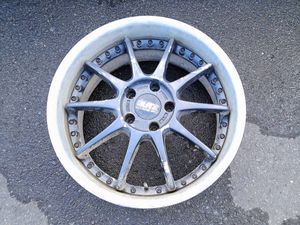 【5417】深リム BLITZ ブリッツ テクノスピード Z1 18インチ 8J +45 PCD114.3 1本