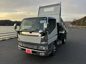 低走行H16年式　三菱　キャンター　燃焼無し　カスタム　3トンダンプ　低床　メッキパー