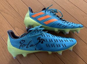 ★静岡ブルーレヴズ　矢富選手サイン入ラグビーシューズ　adidas PredatorMalice★