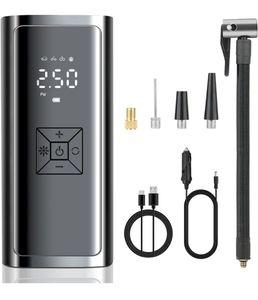 エアーポンプ 電動 空気入れ 6000mAh エアコンプレッサー 充電式 無線 150PSI 多機能 自