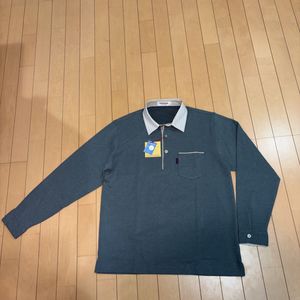 新品・未着用 INSPIRE インスパイア メンズ長袖鹿の子ポロシャツ Lサイズ