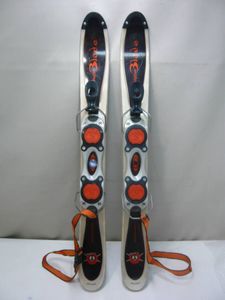 ★6）ファンスキー・サロモン「SALOMON/Snowblade」90㎝　リーシュコード付き※中古キズ