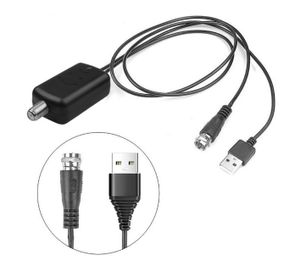 テレビ アンテナ ブースター (テレビ 電波 増幅器 地デジ 室内 アンテナ TV カー 地上デ