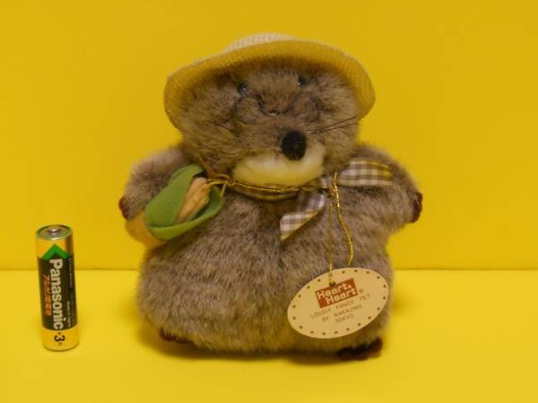 ☆Heart Heartアンクル・モグぬいぐるみ NAKAJIMA モグラ 貴重品(動物