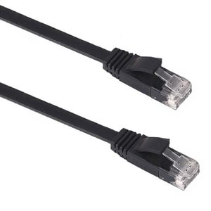 【vaps_6】Cat6 LANケーブル 《ブラック》 《5m》 カテゴリ6 フラット 薄型 LANケーブル