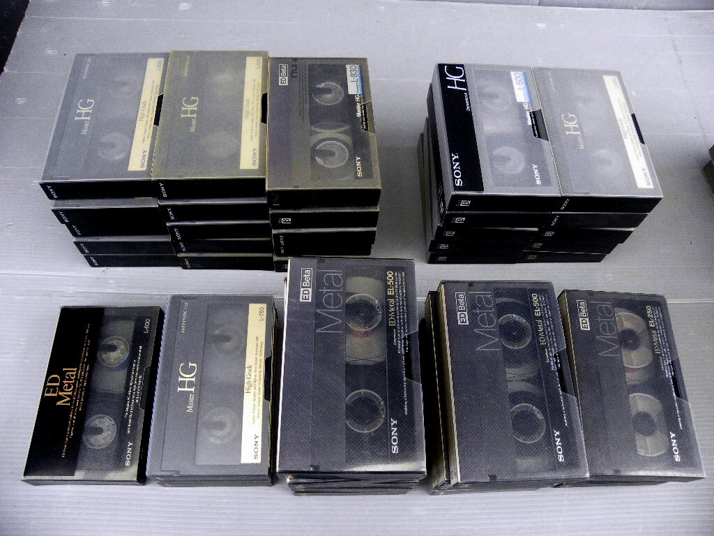 ソニービデオテープの値段と価格推移は？｜1件の売買データからソニー