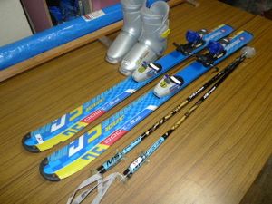 北海道発　即決！スキーセット№34 SNOWCARVING110, cmブーツ 20cm
