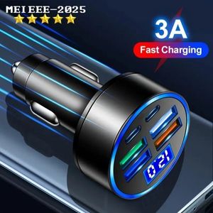 シガーソケット typeC PD QC 3.0 3.1A 急速 充電器 USBチャージャー カーチャージャー US