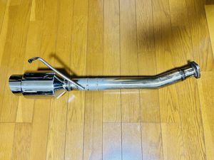 プレオ 砲弾マフラー JIC製　加工品