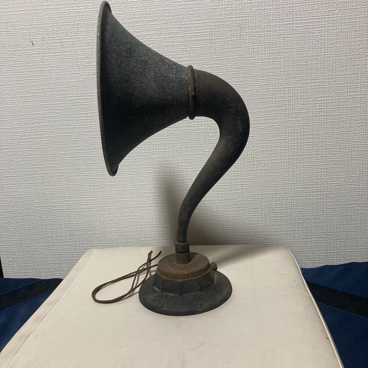 ラッパ型スピーカー レトロ 蓄音機 ホーンスピーカー ラッパスピーカー