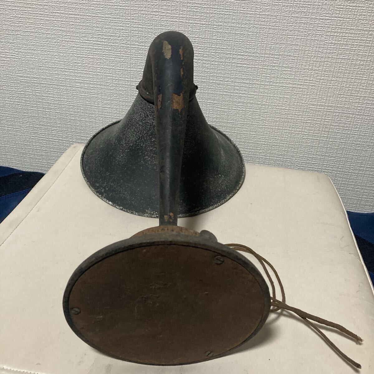 ラッパ型スピーカー レトロ 蓄音機 ホーンスピーカー ラッパスピーカー