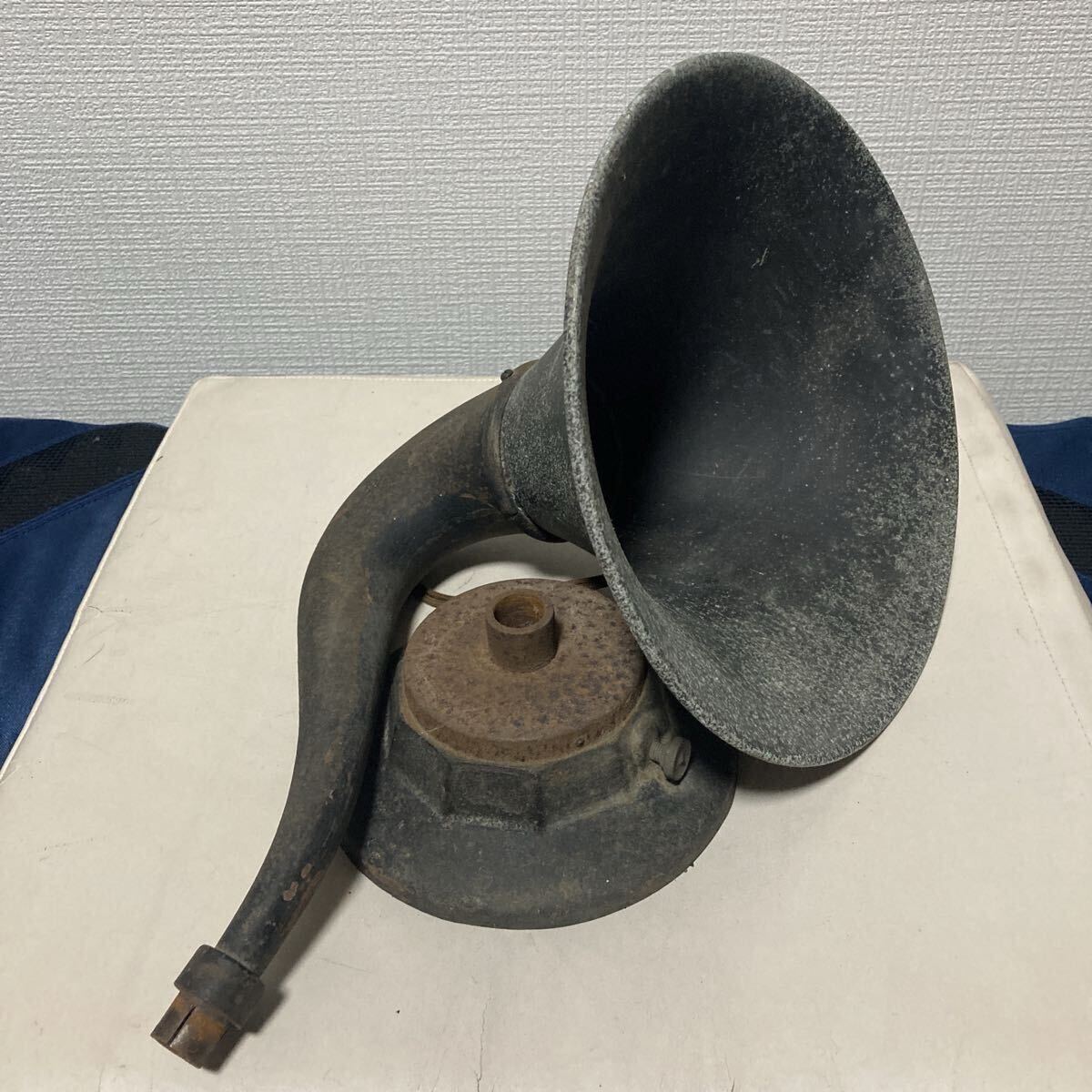 ラッパ型スピーカー レトロ 蓄音機 ホーンスピーカー ラッパスピーカー