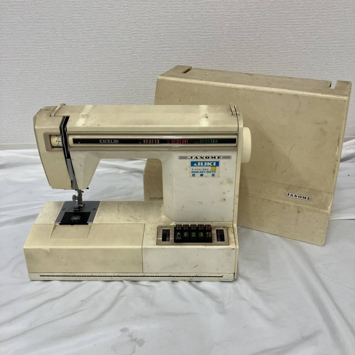 △ ジャノメ EXCEL 20 627型 JANOME 家庭用 ミシン エクセル 20 昭和 