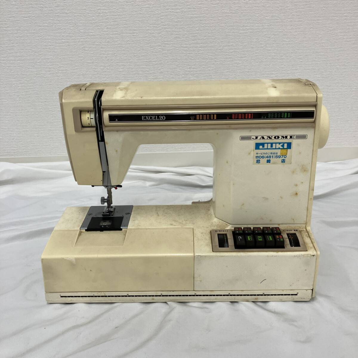 JANOME ジャノメ ミシン MODEL815 EXCEL electronic フッドペダル付属