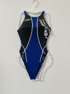 asics アシックス競泳水着 Mサイズ ASICS（アシックス） メンズ 競泳水着 ブラック（ラインカラー