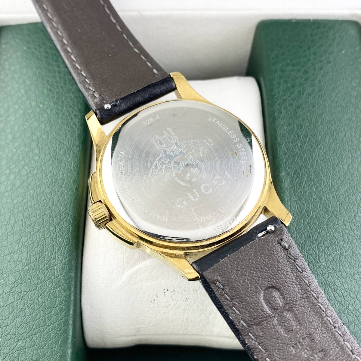1円箱付】GUCCI グッチ 腕時計 メンズ 126.3 G-TIMELESS Gタイムレス