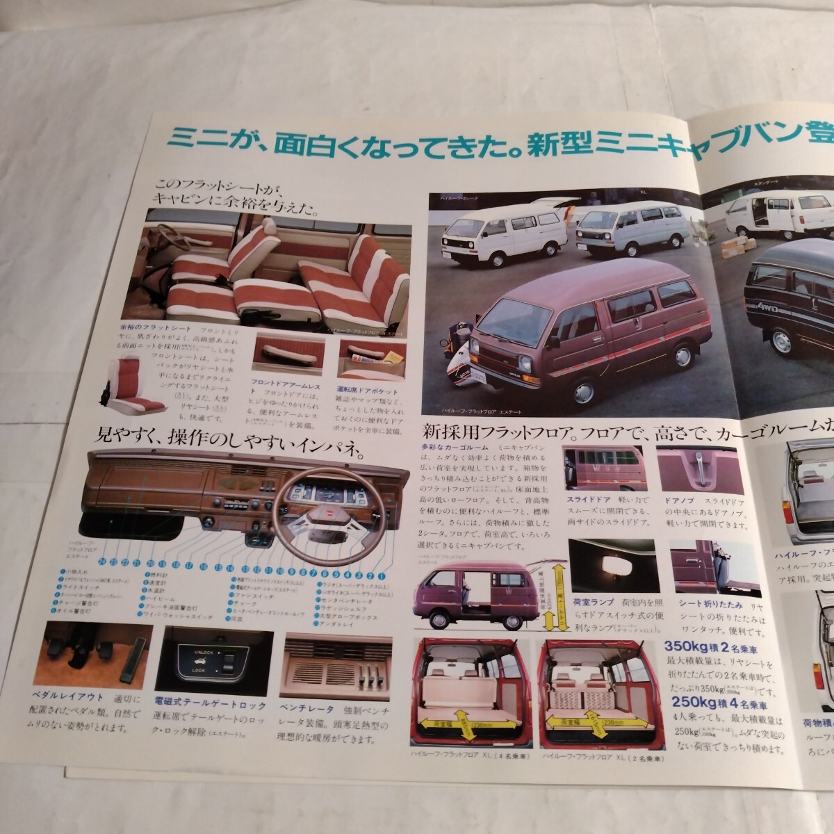 昭和カタログ 三菱ミニキャブトラック('82)＆ミニキャブバン('82