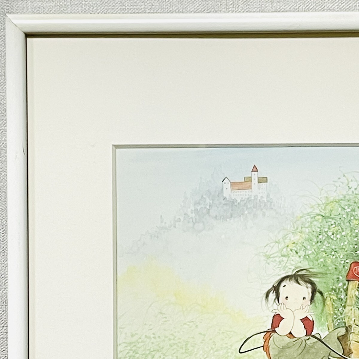 中島潔『春の夢』直筆サイン入り ポスター プリント 人物画 風景画 F3