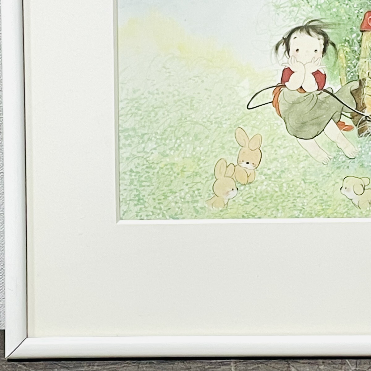 中島潔『春の夢』直筆サイン入り ポスター プリント 人物画 風景画 F3
