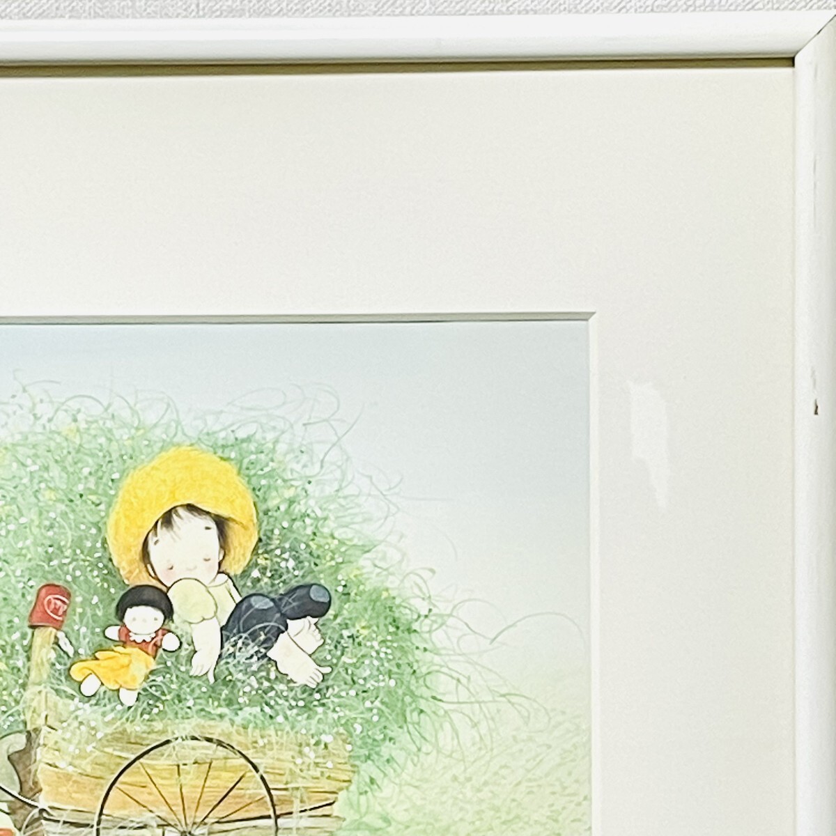 中島潔『春の夢』直筆サイン入り ポスター プリント 人物画 風景画 F3
