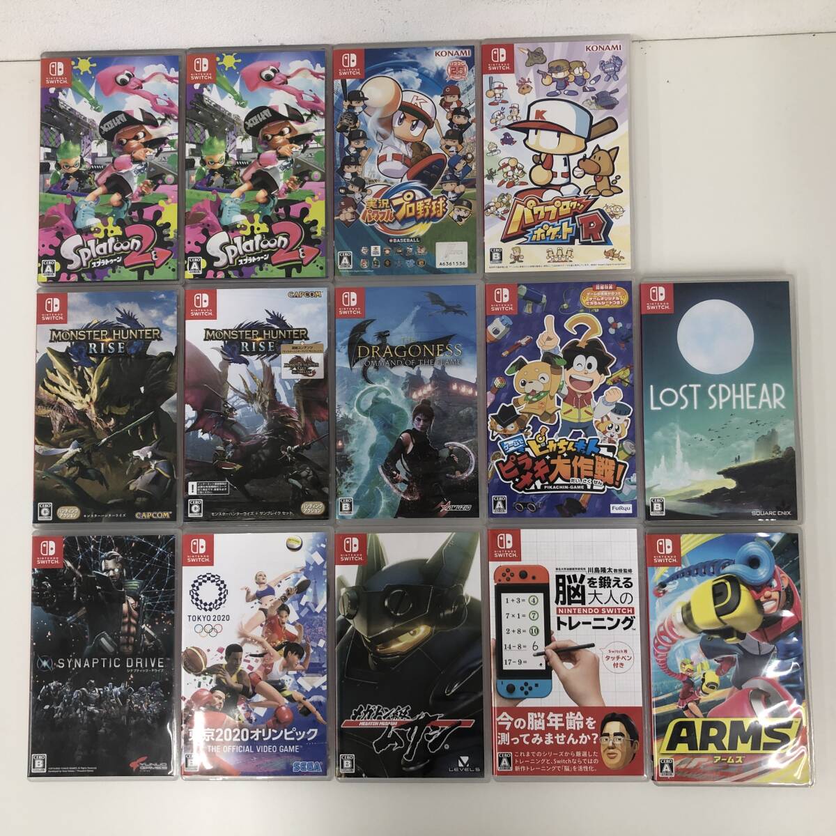 スウィッチソフトまとめ売り　マリオブラザーズはソフトのみです。 ◇【中古】スイッチソフト 55本まとめセット /スーパーマリオ