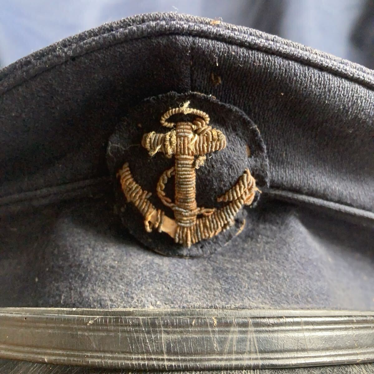 サイズ56㌢ 日本海軍 海軍兵学校 軍帽 軍服 日本軍 実物 当時物 制帽