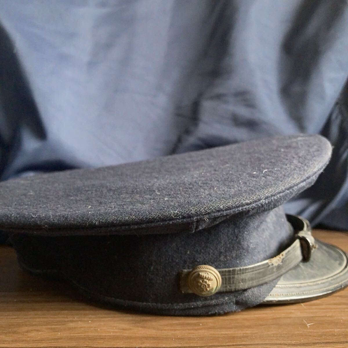 サイズ56㌢ 日本海軍 海軍兵学校 軍帽 軍服 日本軍 実物 当時物 制帽