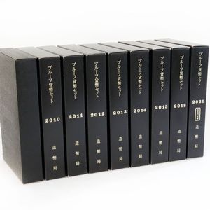 1987年 プルーフ貨幣セットのYahoo!オークション(旧ヤフオク!)の相場