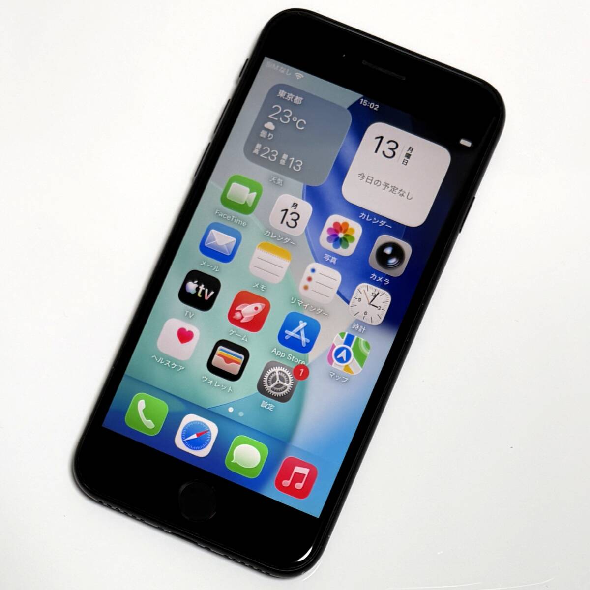 Apple SIMフリー iPhone SE (第2世代) ブラック 64GB NX9R2J/A iOS26