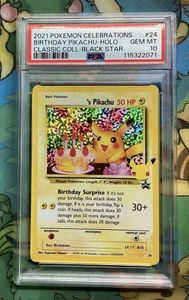お誕生日ピカチュウ PSA10のYahoo!オークション(旧ヤフオク!)の相場