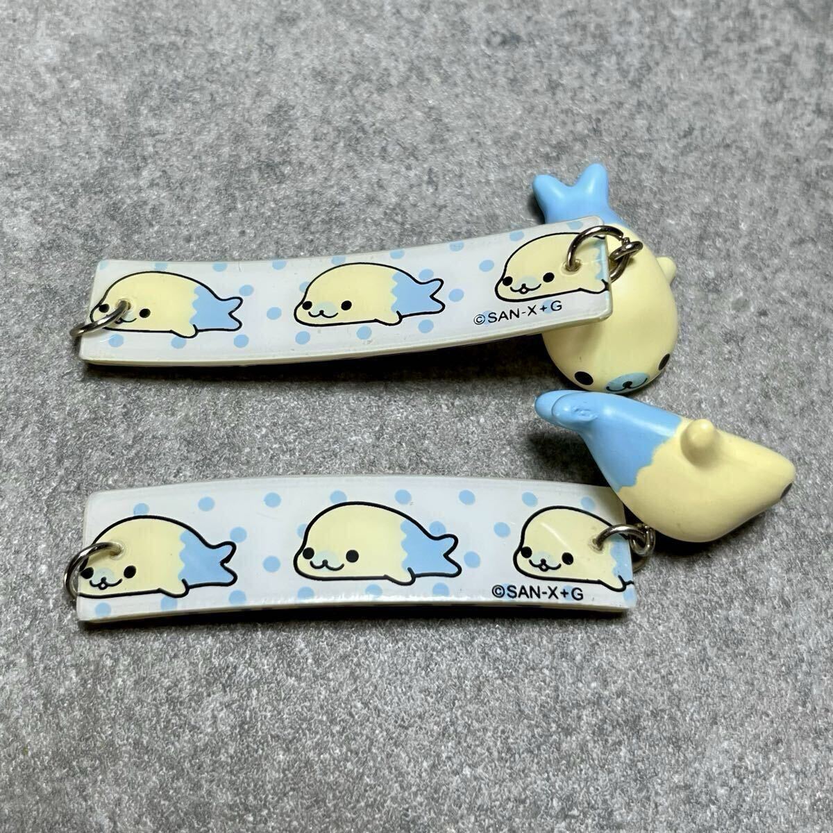 サンエックスまめごま 旭山動物園 6連ストラップ レア当時品 平成